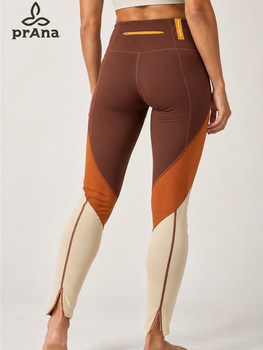 SOREL x prAna Wandering Soul Colorblock Leggings Fall Hiking Running Size Medium